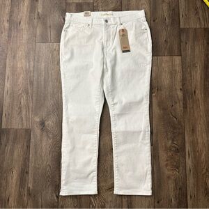 Levi’s Classic Straight Mid Rise White Jeans Women’s Size 32x30